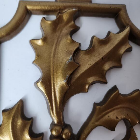 Sexton 4 Piece Metal Wall Decor Mid Century Modern Floral Art MCM Vintage USA - Picture 6 of 12